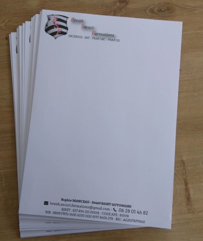 papier a entete bsf