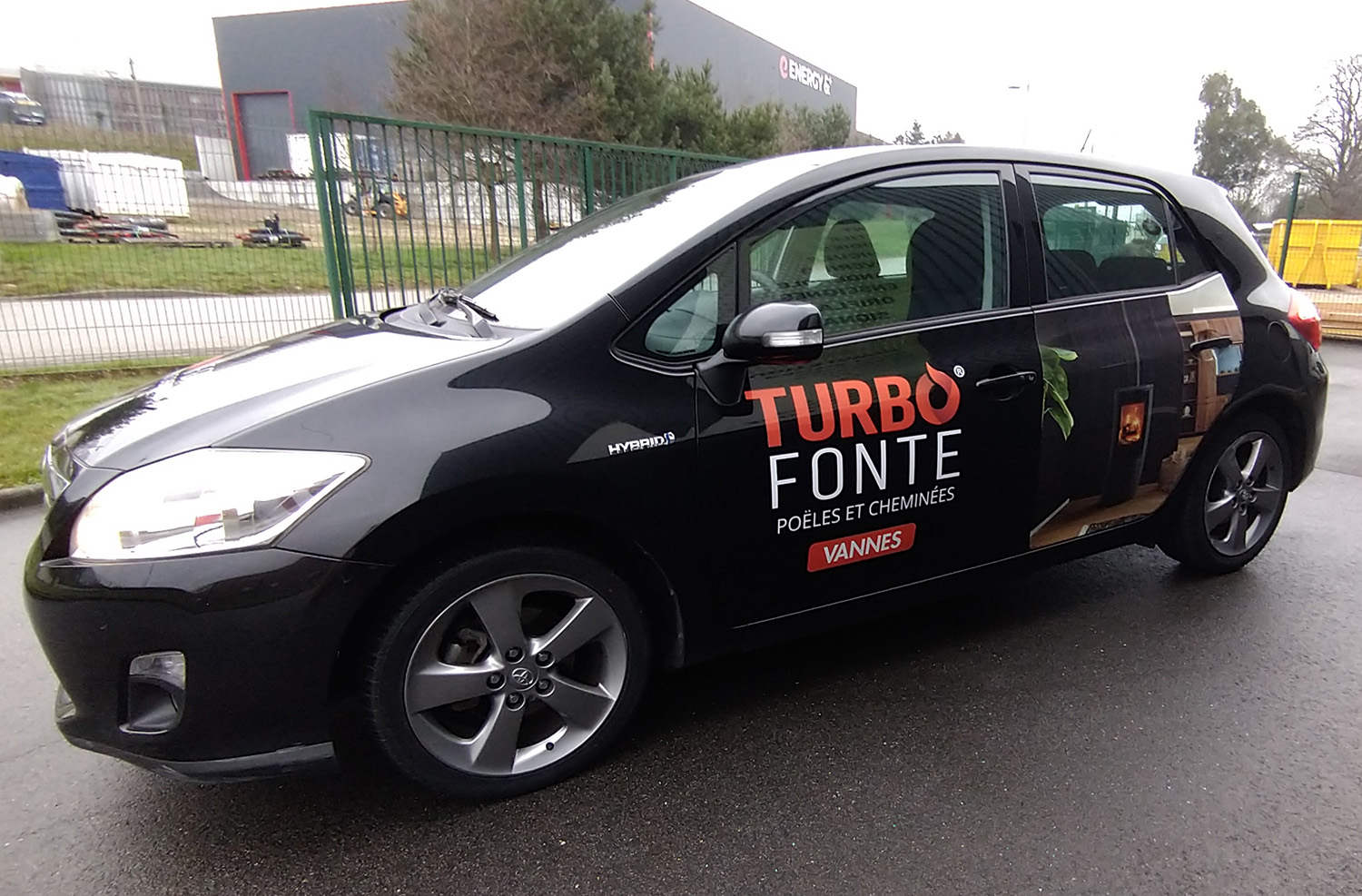 Semi covering toyota auris Turbo fonte Vannes